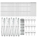 vidaXL polný plot 0.8x100 m pozinkovaná oceľ – Obrázok 5