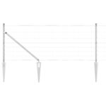 vidaXL Field Fence 0.8x25 m Pozinkovaná oceľ – Obrázok 2