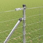 vidaXL poľný plot 1.2x25 m pozinkovaná oceľ – Obrázok 4