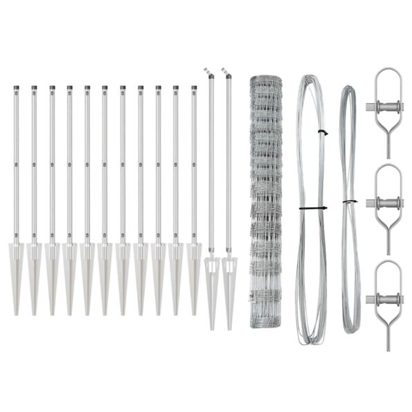 vidaXL pozinkovaný plot 1.2x25 m – Obrázok 5