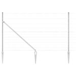 vidaXL poľné oplotenie 1.4x25 m galvanizovaná oceľ – Obrázok 2