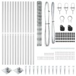 vidaXL poľné oplotenie 1.4x25 m galvanizovaná oceľ – Obrázok 6