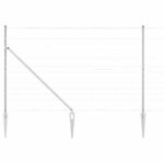 vidaXL poľný plot 1.5x25 m pozinkovaná oceľ – Obrázok 2