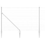 vidaXL Field Fence 1.5x25 m Galvanizovaná oceľ – Obrázok 2