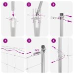 vidaXL Poľovnícky plot 1,4x50 m pozinkovaná oceľ – Obrázok 13