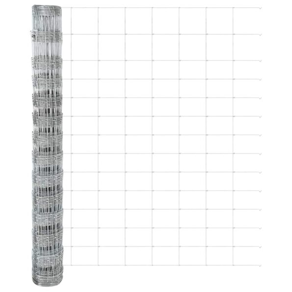 vidaXL Poľovnícky plot 1,4x50 m pozinkovaná oceľ – Obrázok 7