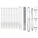 vidaXL Polia plot 1.4x50 m galvanizovaná oceľ – Obrázok 5