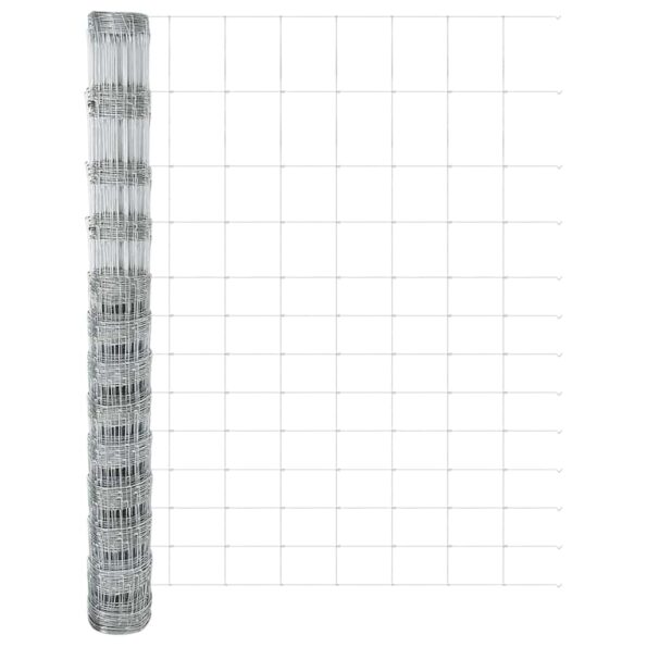 vidaXL Stĺp na plot. Zinkovaný 50 x 1,5 m Oceľ – Obrázok 7