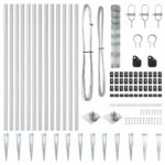 vidaXL oplotenie na pole 1x100 m pozinkovaná oceľ – Obrázok 6