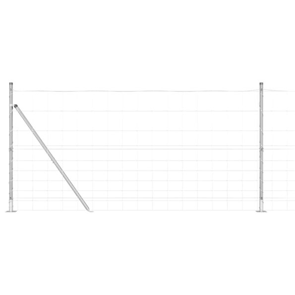 VidaXL poľná ohrada 1.2x25 m pozinkovaná oceľ – Obrázok 2