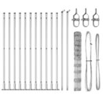 VidaXL poľná ohrada 1.2x25 m pozinkovaná oceľ – Obrázok 6