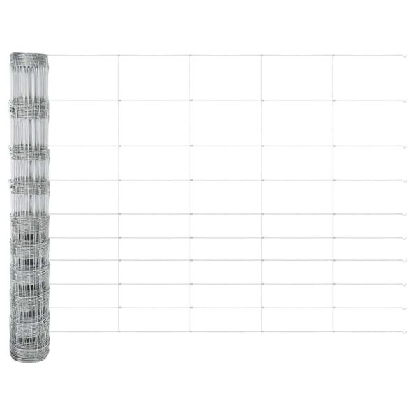 vidaXL Stĺp na plot. Zinkovaný 25 x 1,2 m Oceľ – Obrázok 8