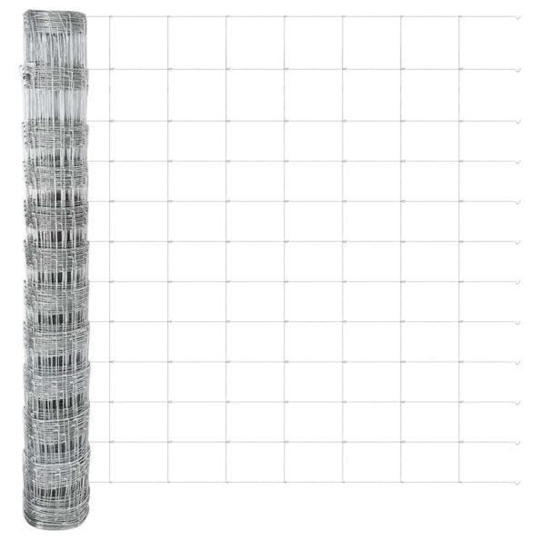 vidaXL Poľná ohrada 1,2x25 m pozinkovaná oceľ – Obrázok 8