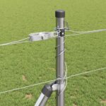 vidaXL poľná ohrada 1.2x25 m – pozinkovaná oceľ – Obrázok 5