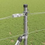 vidaXL Field Fence 1.2x25 m Galvanizovaná oceľ – Obrázok 5