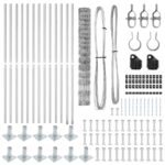 vidaXL Field Fence 1.2x25 m Galvanizovaná oceľ – Obrázok 7