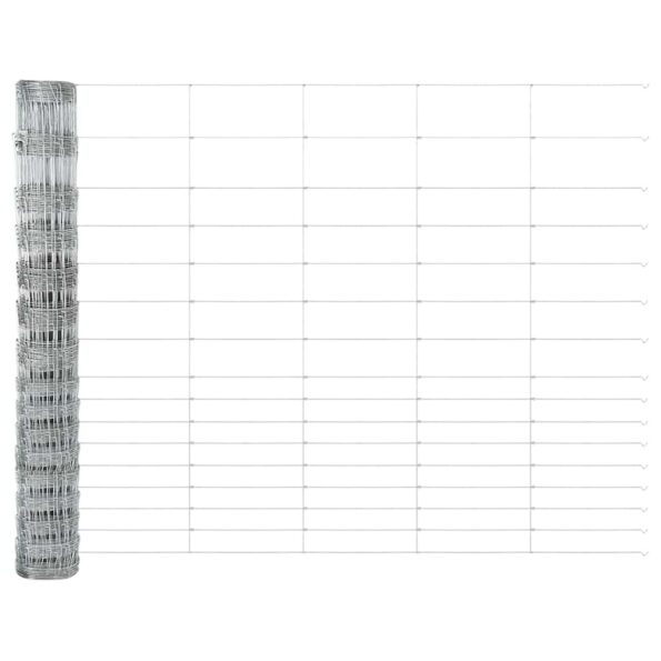 vidaXL Field Fence 1.2x25 m Galvanizovaná oceľ – Obrázok 8