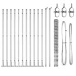 vidaXL Poľný plot 1.6x25 m Pozinkovaná oceľ – Obrázok 6