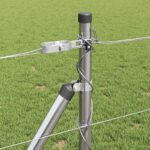 vidaXL Poľná ohrada 0,8x50 m pozinkovaná oceľ – Obrázok 5