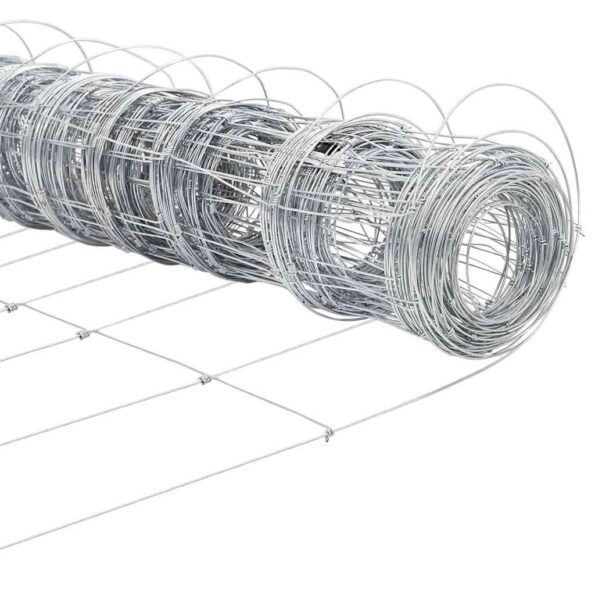 vidaXL Pólový plot 1x50 m pozinkovaná oceľ – Obrázok 12