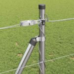 vidaXL Pólový plot 1x50 m pozinkovaná oceľ – Obrázok 5