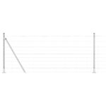 vidaXL Oplôtka 1x50 m Pozinkovaná oceľ – Obrázok 2