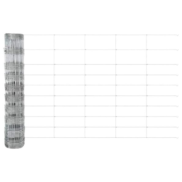 vidaXL Oplôtka 1x50 m Pozinkovaná oceľ – Obrázok 8