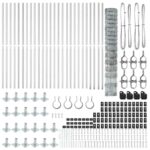 vidaXL Polia plot 1.2x50 m pozinkovaná oceľ – Obrázok 7