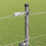 vidaXL Stĺp na plot. Zinkovaný 50 x 1,6 m Oceľ – Obrázok 5