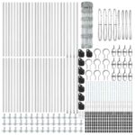 vidaXL políčkový plot 0.8x100 m pozinkovaná oceľ – Obrázok 6