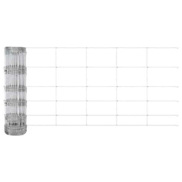 vidaXL políčkový plot 0.8x100 m pozinkovaná oceľ – Obrázok 8