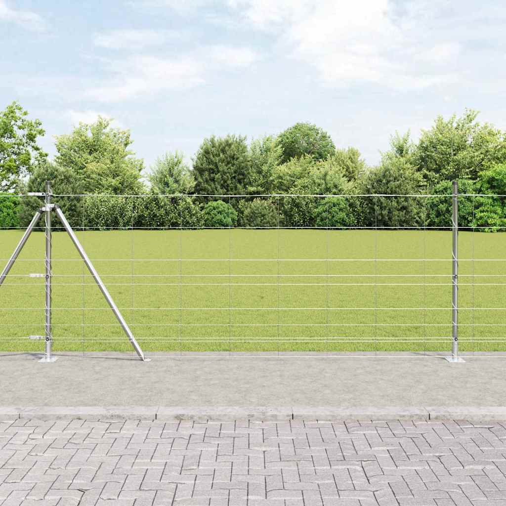 3351554_1.jpg vidaXL Stĺp na plot. Zinkovaný 100 x 1 m Oceľ – Obrázok 1