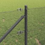 vidaXL Stĺp na plot. Sivá – Obrázok 4