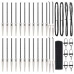 vidaXL Svařovaný drôtový plot s 13 kotvami Sivý 0.8x50 m Oceľ – Obrázok 2