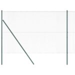 vidaXL Zelený hexagonálny plot 1.5x50 m Oceľ – Obrázok 7