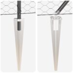 vidaXL Hexagonový plot sivý 0.8x25 m oceľ – Obrázok 7