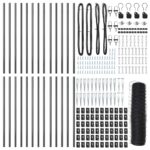 vidaXL Hexagonálny plot Sivý 0,8x50 m Oceľ – Obrázok 5