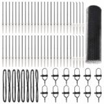 vidaXL šesťuholníkový plot sivý 0.8x100 m oceľ – Obrázok 2