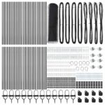 vidaXL šesťuholníkový plot sivý 0.8x100 m oceľ – Obrázok 5