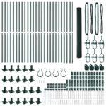 VidaXL Hexagonový plot Zelený 1.5x50 m Oceľ – Obrázok 6