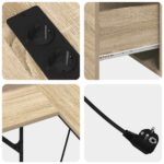 vidaXL Stôl s poličkou Sonoma dub 182 x 101 x 87,5 cm Kompozitné drevo – Obrázok 10