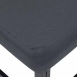 vidaXL Súprava záhradných pohoviek 14 pcs Čierna 70 x 70 x 32 cm – Obrázok 10