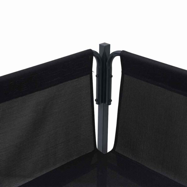 vidaXL Súprava záhradných pohoviek 7 pcs Antracitová Oceľ – Obrázok 8