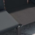 vidaXL Súprava záhradných pohoviek 9 pcs Antracitová Oceľ – Obrázok 4