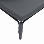 vidaXL Súprava záhradných pohoviek 12 pcs Antracitová Oceľ – Obrázok 6