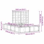 vidaXL Biela posteľ s úložným priestorom - 140 x 200 cm – Obrázok 12