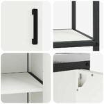 vidaXL Súprava kuchynského úložiska 3 pcs Biela 210 x 50 x 92 cm – Obrázok 13