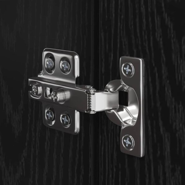 vidaXL Nástenný TV kabinet 4 pcs Čierny dub Kompozitné drevo – Obrázok 10