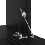 vidaXL Nástenný TV kabinet 4 pcs Čierny dub Kompozitné drevo – Obrázok 12