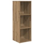 vidaXL Nástenný TV kabinet 4 pcs dub artisan 37 x 37 x 107.5 cm – Obrázok 5